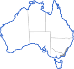 Distribution map for Heleioporus australiacus