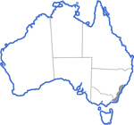 Distribution map for Litoria littlejohni