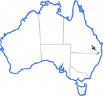 Distribution map for Philoria kundagungan