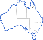 Distribution map for Cophixalus zweifeli