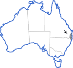 Distribution map for Crinia tinnula