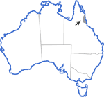 Distribution map for Litoria nyakalensis