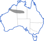 Distribution map for Neobatrachus aquilonius