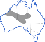 Distribution map for Notaden nichollsi