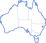 Distribution map for Philoria sphagnicola