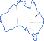 Distribution map for Taudactylus eungellensis
