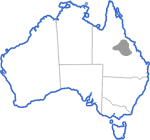 Distribution map for Uperoleia littlejohni