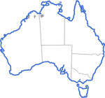 Distribution map for Uperoleia minima