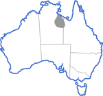 Distribution map for Uperoleia orientalis