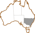 Distribution map for Frog And Tadpole Study Group of NSW
